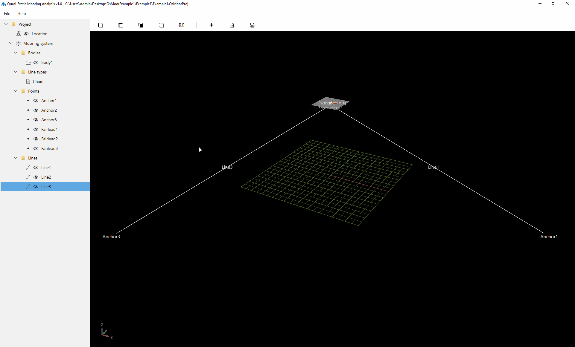 Automatic equilibrium calculation and real-time 3D visualization